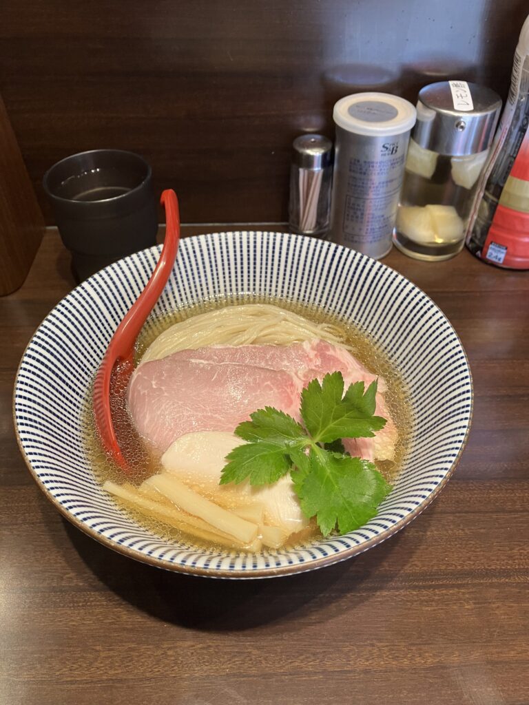 よしかわ　西台　ラーメン　冷やし煮干しそば