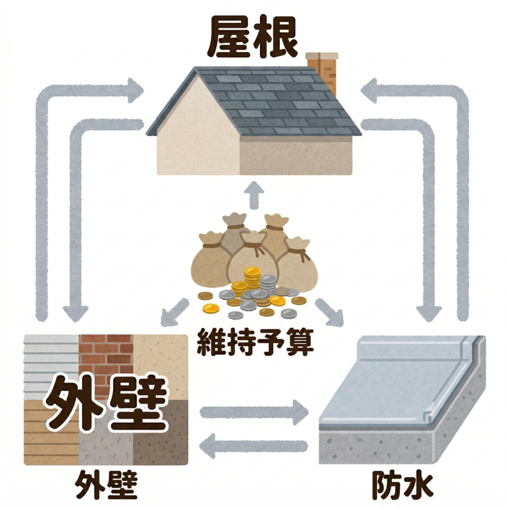 自宅メンテナンスのバランス
