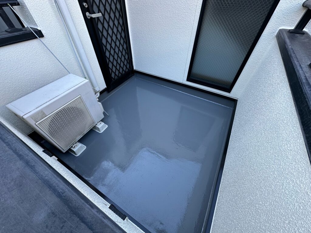 ベランダ防水　施工後