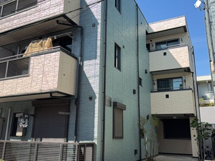 板橋区高島平　アパート外壁塗装工事