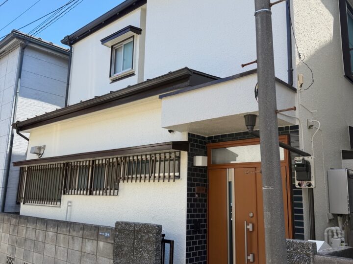 板橋区高島平　外壁塗装工事　ND105　ND503　木部09-20B